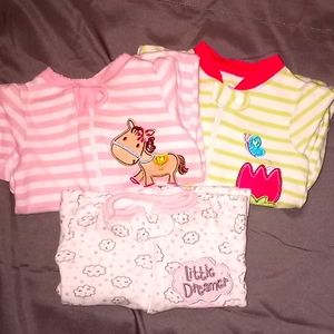 Zipper Sleepers, 0-3, Multi